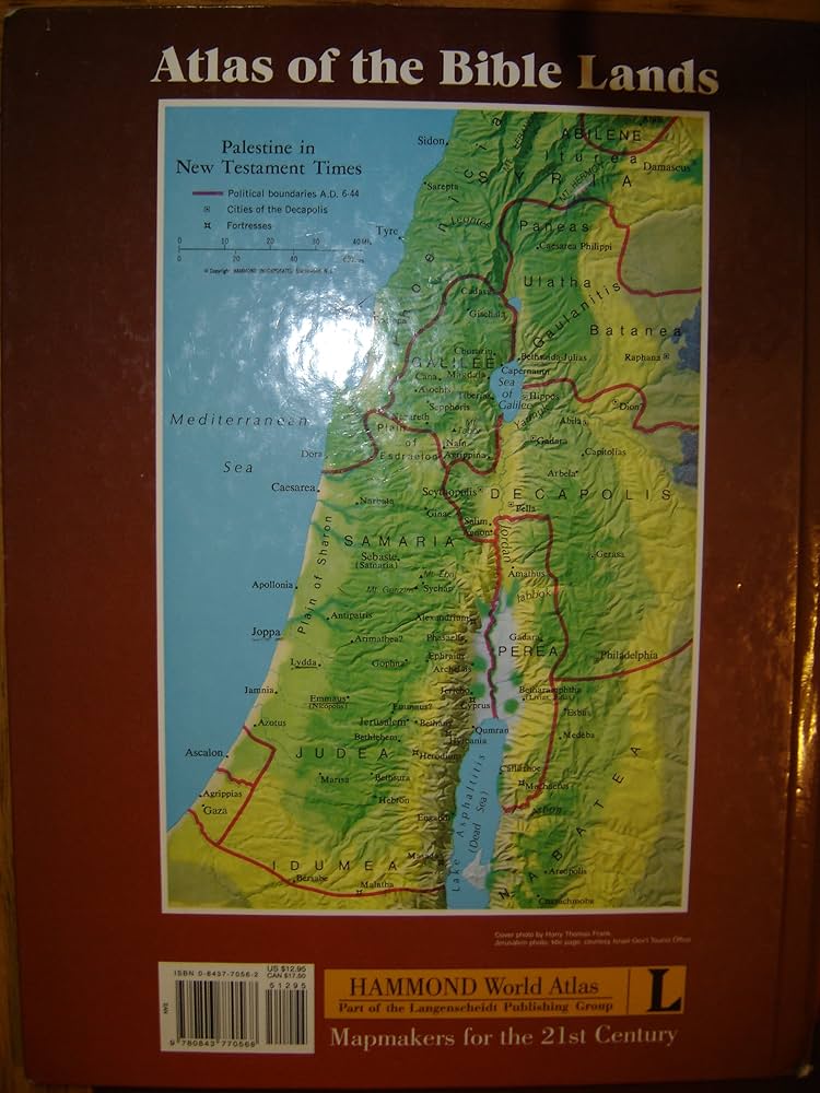 聖書歴史地図　初版　ATLAS OF THE BIBLE 聖書歴史地図 初版 ATLAS OF THE BIBLE 聖書歴史地図 初版 ATLAS